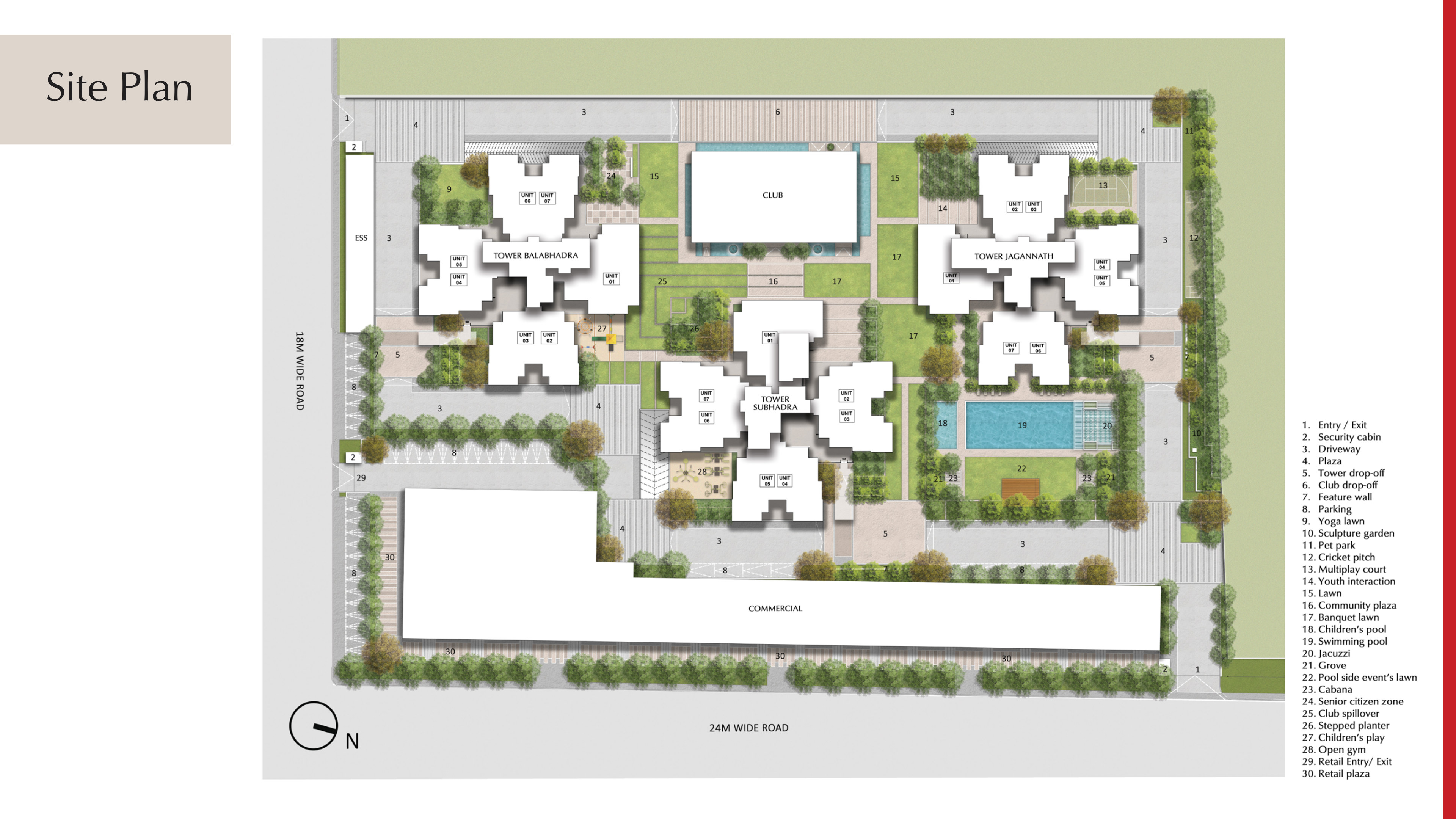 AU Cosmos Corner Siddharth Vihar Master Site Plan