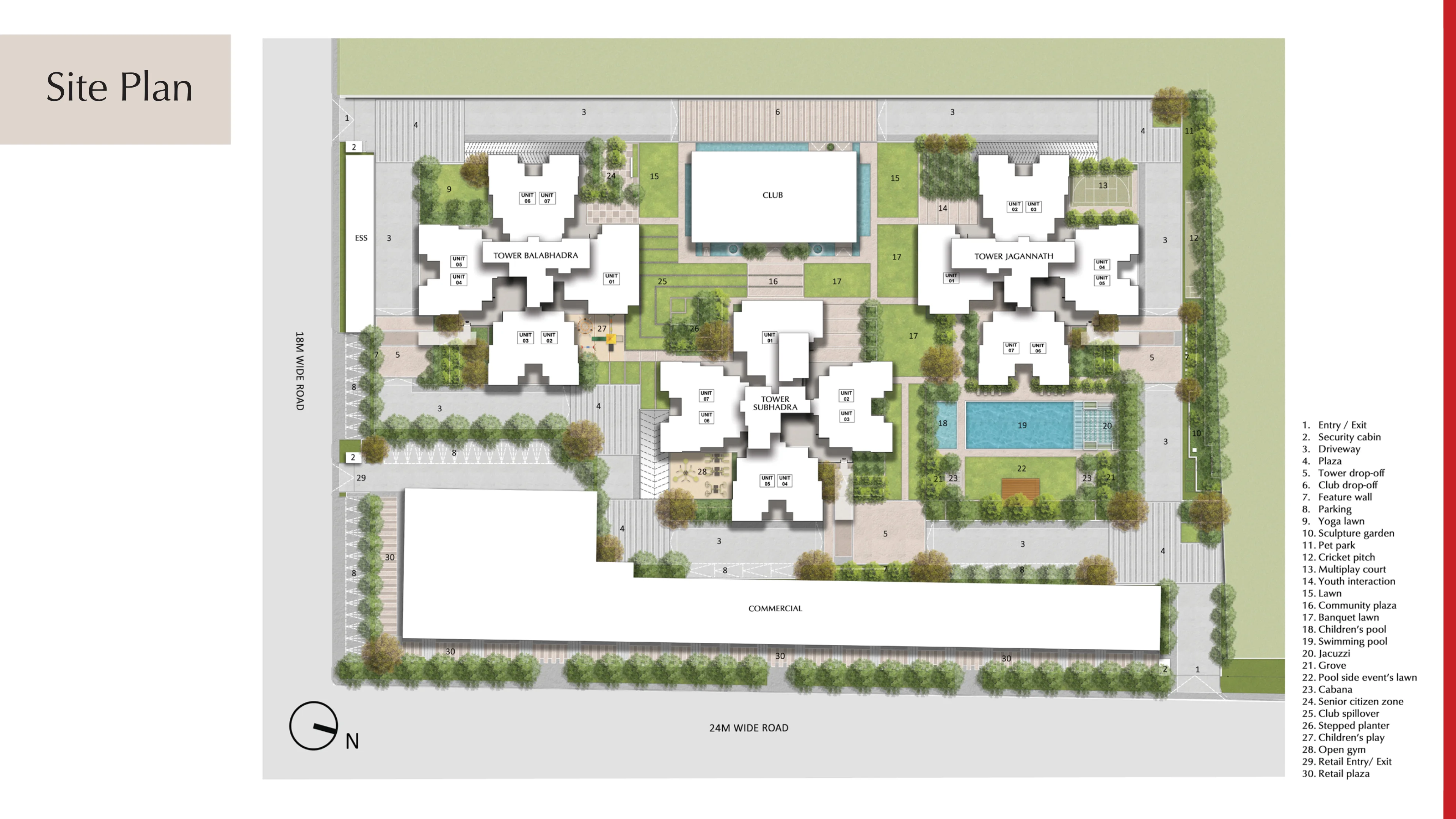 Cosmos Corner Site Plan